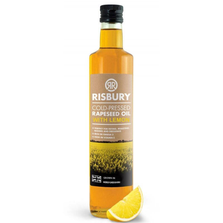 RISBURY COLD-PRESSED RAPESEED OIL WITH LEMON - 250ml