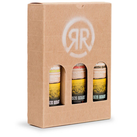 RISBURY COLD PRESSED-RAPESEED OIL 3 BOTTLE GIFT BOX